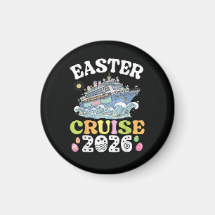 Easter Cruise 2026 Vacation Bunny Ship Spring Magnet
