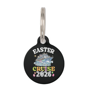 Easter Cruise 2026 Vacation Bunny Ship Spring Pet Tag