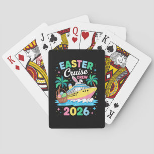 Easter Cruise Crew 2026 Matching Family Vacation  Playing Cards