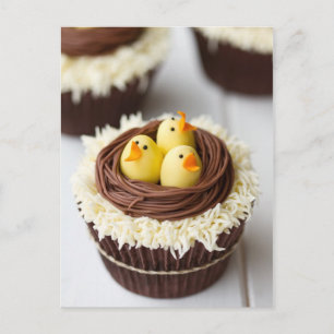 Easter Cupcakes Holiday Postcard