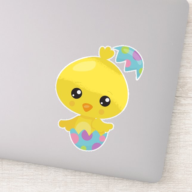 Easter, Cute Chicken, Baby Chicken, Easter Eggs (Detail)