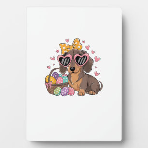 Easter Dachshunds Cute Dachshund T-Shirt Plaque