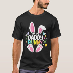 Easter Daddy Bunny Dad Happy Easter Day Family Mat T-Shirt