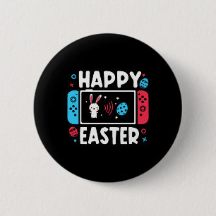 Easter Day Boys Gamer Shirt Video Game Controller 6 Cm Round Badge