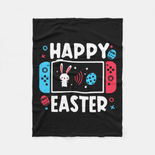 Easter Day Boys Gamer Shirt Video Game Controller Fleece Blanket