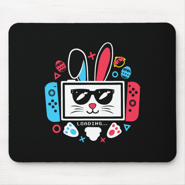 Easter Day Boys Gamer Shirt Video Game Controller  Mouse Pad (Front)