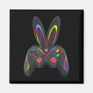 Easter Day Boys Gamer Video Game Controller Bunny  Magnet