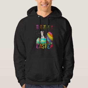 Easter Day Bull Terrier Dog Matching Family Easter Hoodie