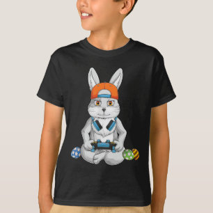 Easter Day Bunny Egg Funny Boys Girls Kids Gamer 6 T-Shirt