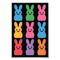 Easter Day Bunny Eggs Plaid Leopard