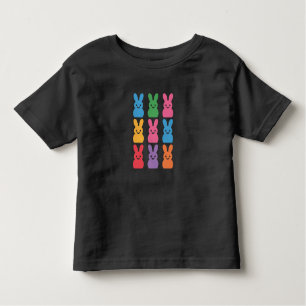 Easter Day Bunny Eggs Plaid Leopard Toddler T-Shirt