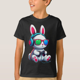 Easter Day Bunny Gamer Video Gaming Boys Men Kids  T-Shirt