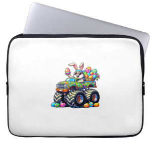 Easter Day Bunny Monster Truck Eggs Cool Rabbit T- Laptop Sleeve