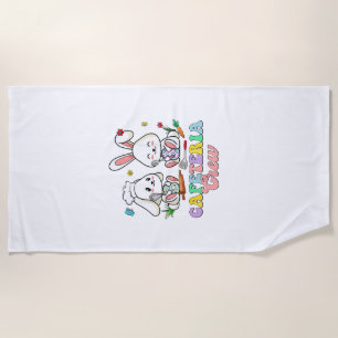 Easter Day Cafeteria Crew Lunch Lady School Cafete Beach Towel