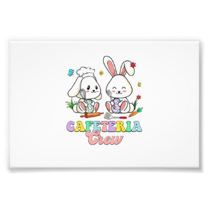 Easter Day Cafeteria Crew Lunch Lady School Cafete Photo Print