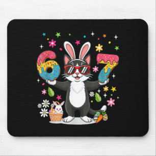 Easter Day Cat Eggs Funny Bunny Six Seven 67 Mouse Pad