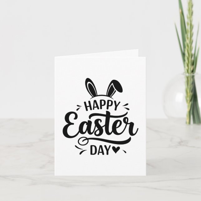 Easter Day Celebration: Joyful Greetings Card (Front)