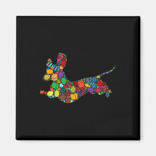 Easter Day Colourful Bysket Egg Hunting Eggs - Dog Magnet