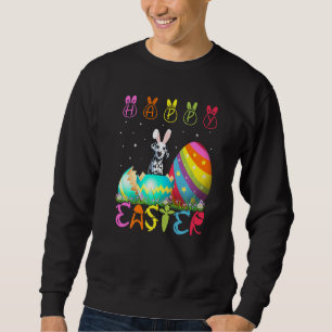 Easter Day Dalmatian Dog Matching Family Cute East Sweatshirt