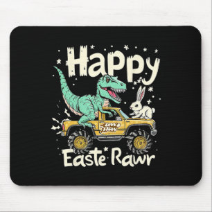Easter Day Dinosaur Funny Happy Eastrawr T Rex Eas Mouse Pad