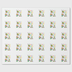 Easter Day Dinosaur Funny Happy Eastrawr T Rex Eas Wrapping Paper