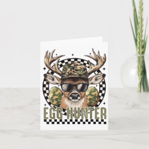 Easter Day Egg Hunter Camo Deer Hunting Boys Men H Card