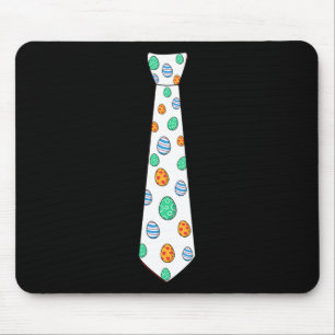 Easter Day Eggs Tie Fun Boys Girls Kids  Mouse Pad