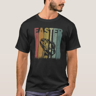Easter Day Fish Retro Graphic Funny Easter Costume T-Shirt