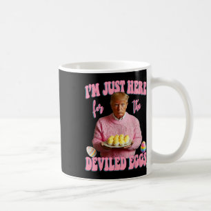 Easter Day Funny Trump I'm Just Here For The Devil Coffee Mug