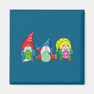 Easter Day Gnomes Easter Egg Illustration Magnet