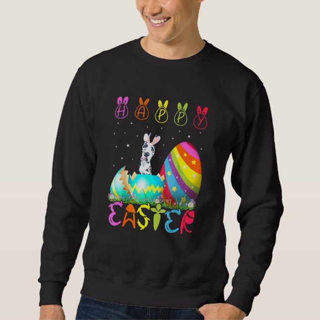 Easter Day Great Dane Dog Matching Family Easter D Sweatshirt (Front)
