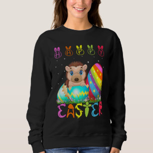 Easter Day Hedgehog Matching Family Cute Easter Co Sweatshirt