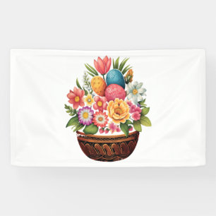 Easter Day kids boys Toddler Egg funny Constructi Banner