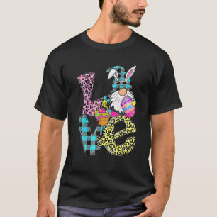 Easter Day Love Gnomes Eggs Hunting Bunny Ears Gno T-Shirt