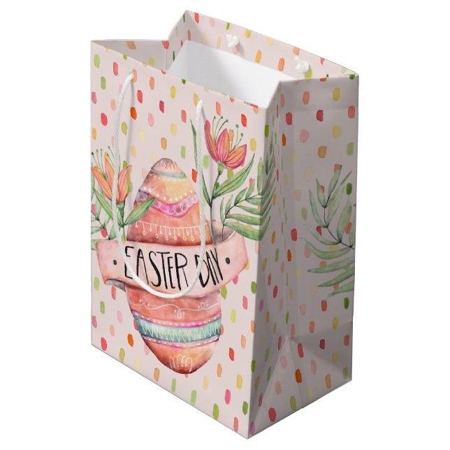 Easter Day Medium Gift Bag (Back Angled)