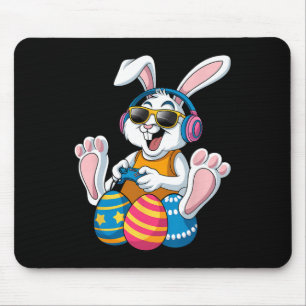 Easter Day Rabbit Gamer Funny Video Games Boys Kid Mouse Pad
