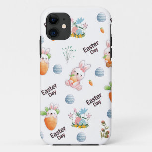 Easter Day Rabbits Pattern Case-Mate iPhone Case