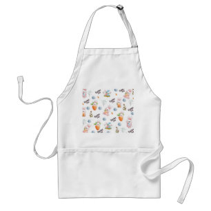 Easter Day Rabbits Pattern Standard Apron