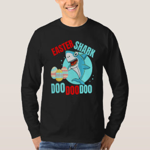 Easter Day Shark Kids Toddler Women Men Easter Sha T-Shirt