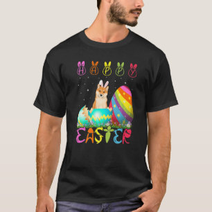 Easter Day Shiba Inu Dog Matching Family Cute East T-Shirt