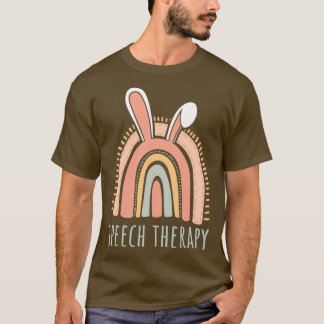 Easter Day SLP Flower Speech Therapy 3 T-Shirt