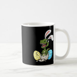 Easter Day T Rex With Bunny Ears Eggs Fun Boys Gir Coffee Mug