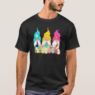 Easter Day Tee Three Easter Gnomes Pastel Spring B