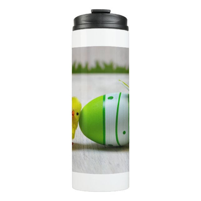 Easter Decoration - Easter egg and chick Thermal Tumbler (Front)