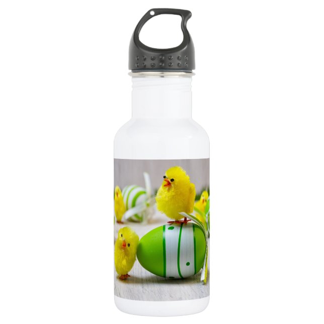 Easter Decoration - Easter egg and chicks 532 Ml Water Bottle (Front)