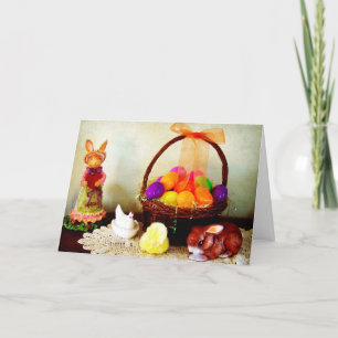 Easter Decorations Holiday Card