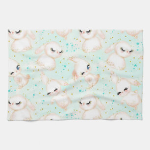 Easter Decorations Tea Towel