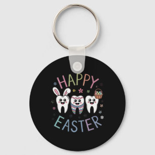 Easter Dentist Tooth Cute Teeth Dental Istant Wome Key Ring