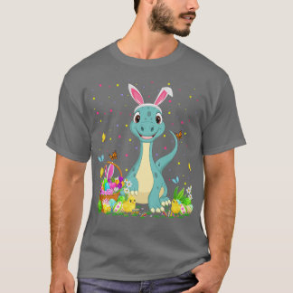 Easter Dinosaur Bunny Egg Hunting Dinosaur Easter  T-Shirt
