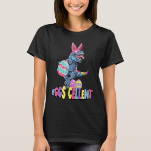 Easter Dinosaur Bunny rex Boys Girls Kids Eggs Cel T-Shirt